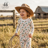 Sweet Stampede Bamboo Two-Piece Pajama Set