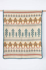 Tree Line Baby Blanket - Little Camper