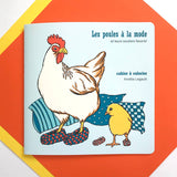 The Fashionable Hens Coloring Book