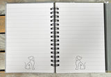 Puppy Dog - 160 pages Magnetic Closure Notebook 