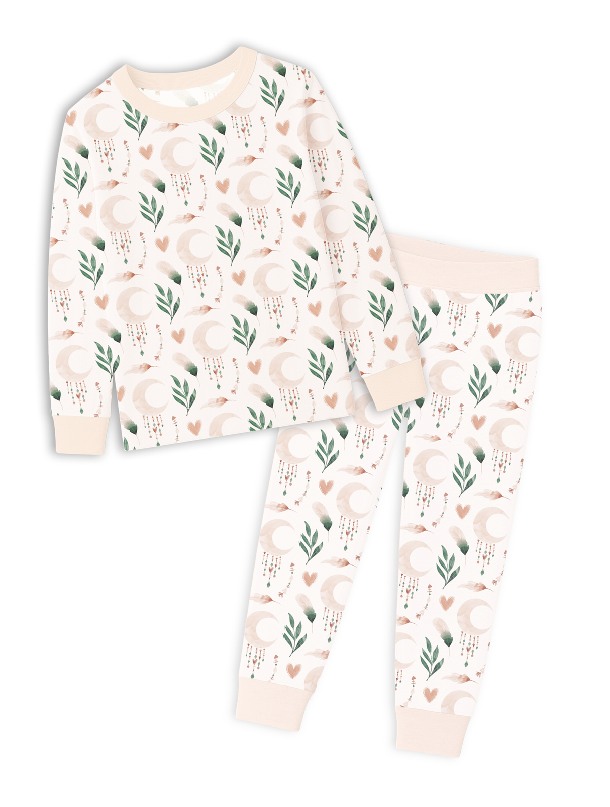 Moonlit Meadow Bamboo Two-Piece Pajama Set