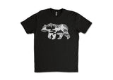 Roaming Bear, Unisex Tee: Black