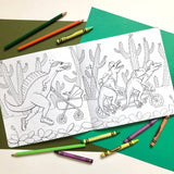 The Dinosaurs A Jurassic Adventure Coloring Book
