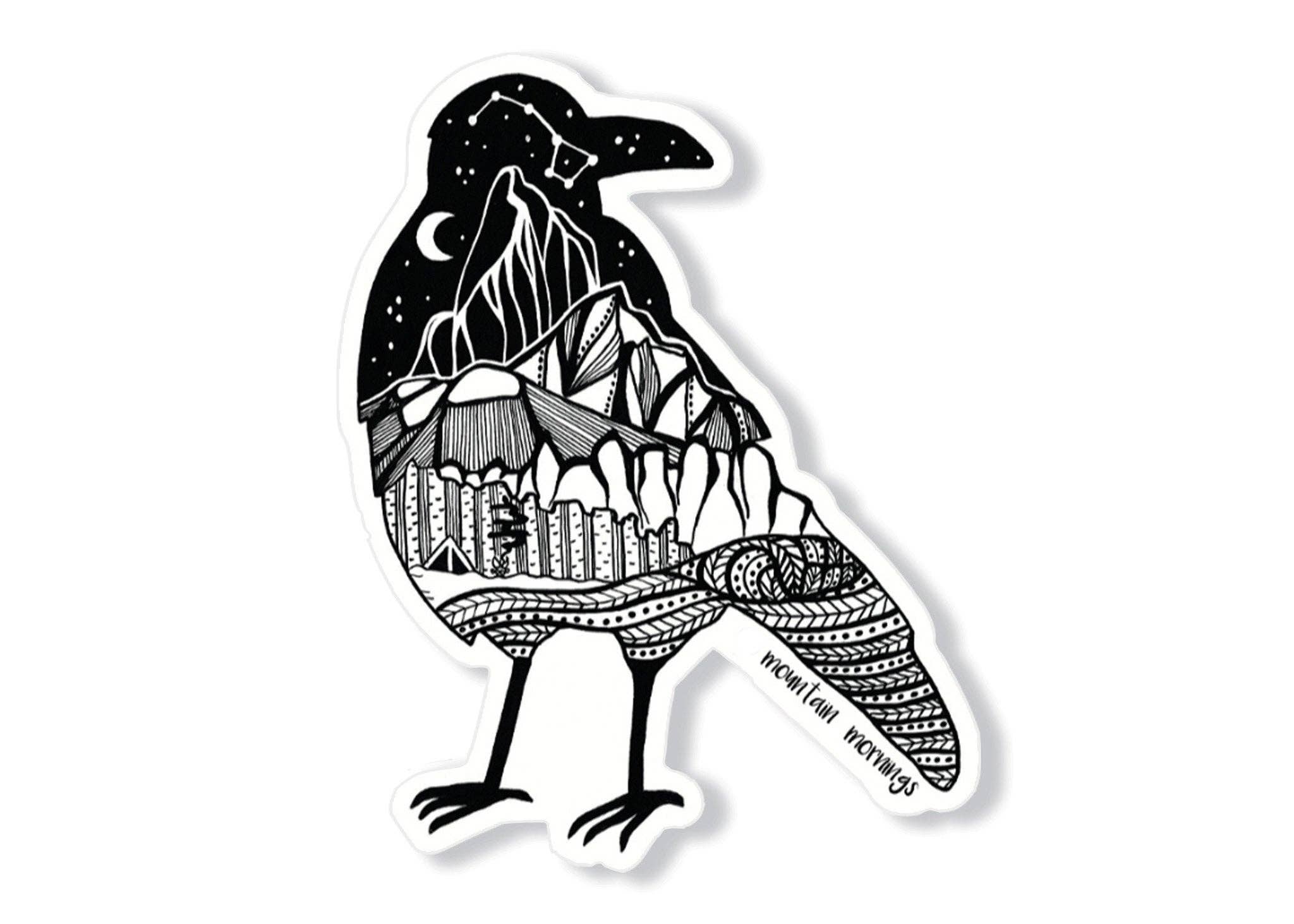 Crow Sticker – Sweetbriar