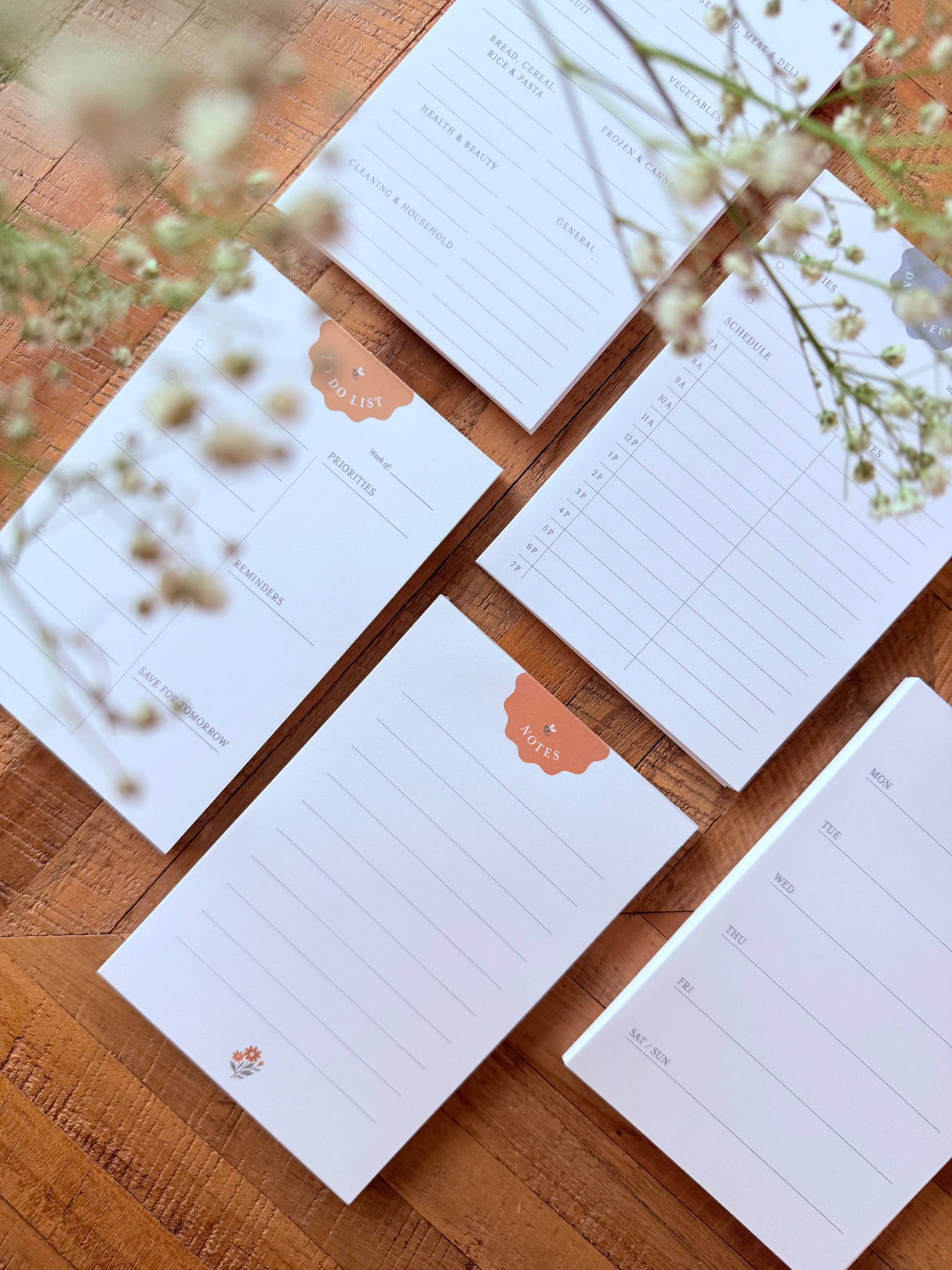 To Do List Planner Notepad | Minimalist To Do List