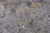 Hammered Moon Necklace