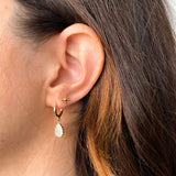 Dipo Hanging Earrings - Cream