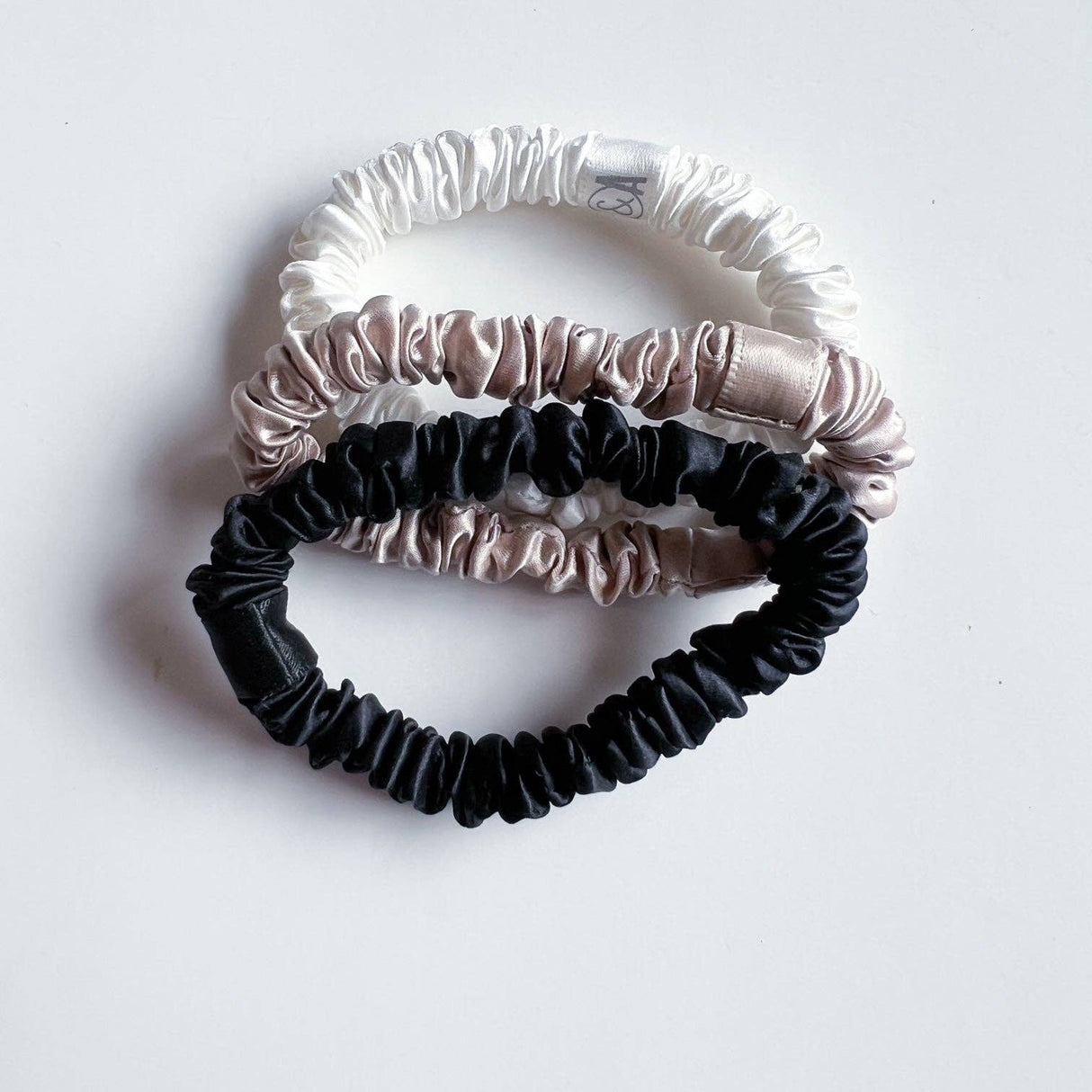 100% Silk Hair Tie Trio
