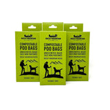 Compostable Poo Bags - Case of 6