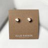 Heart Ceramic Stud Earrings