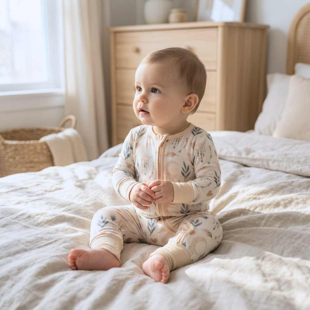 Moonlit Meadow Bamboo Baby Sleeper