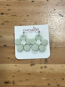 Flower Power Dangle Clay Earrings