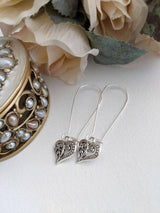 Silver Heart Earrings