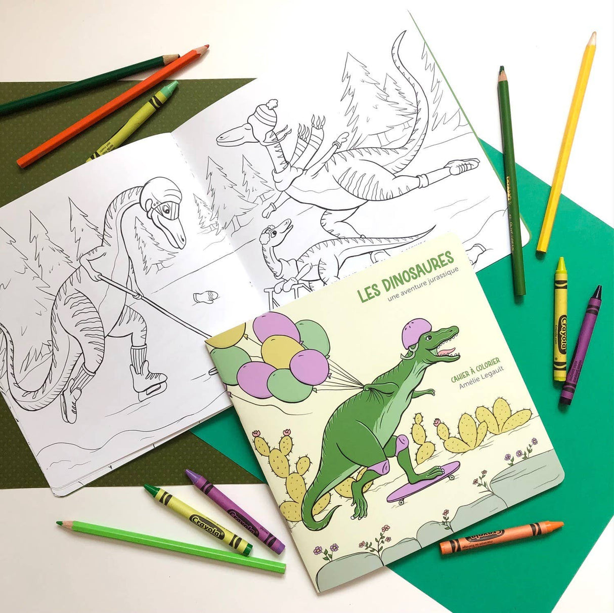The Dinosaurs A Jurassic Adventure Coloring Book