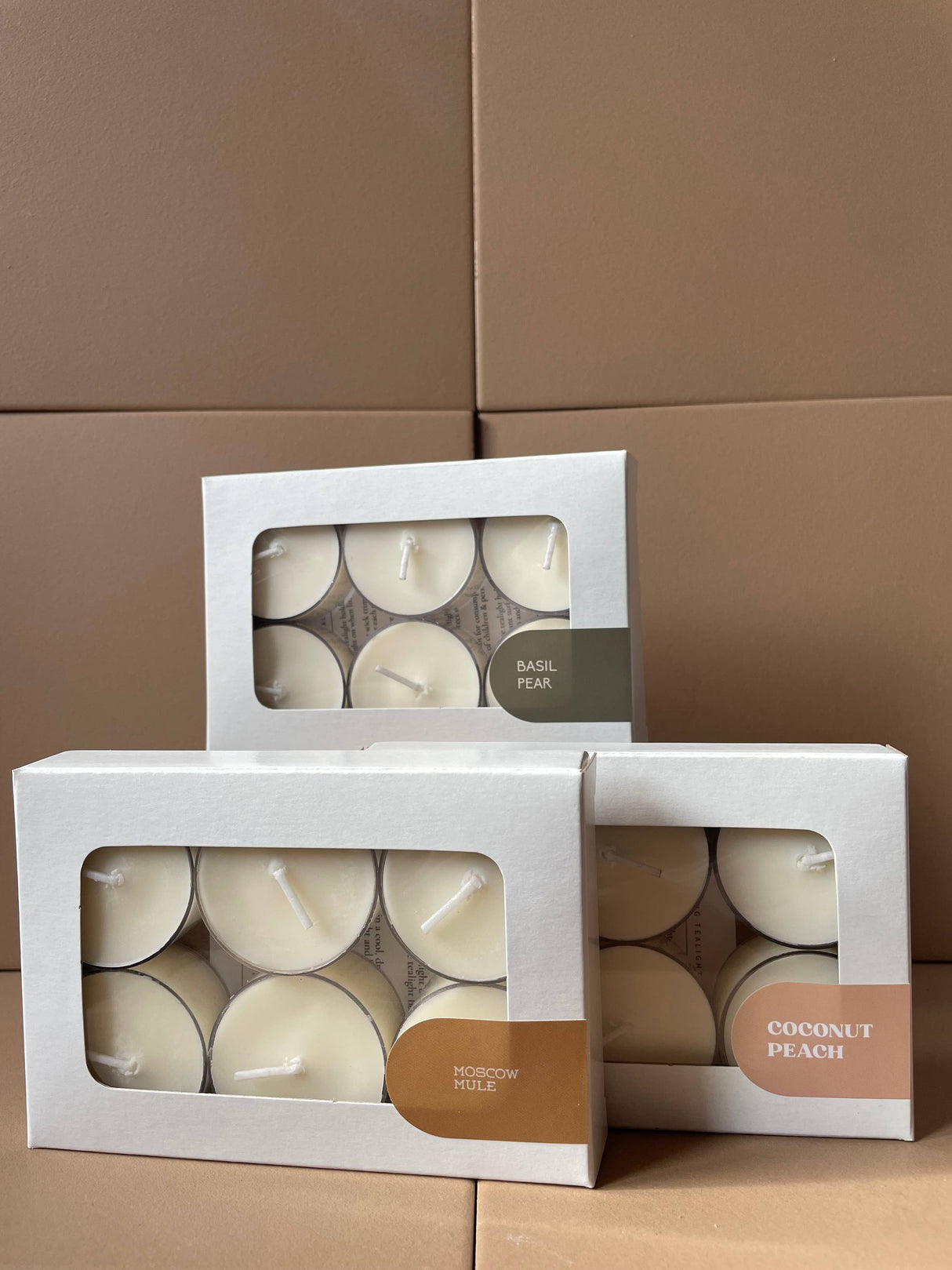 Home- Tealights- Box of Six