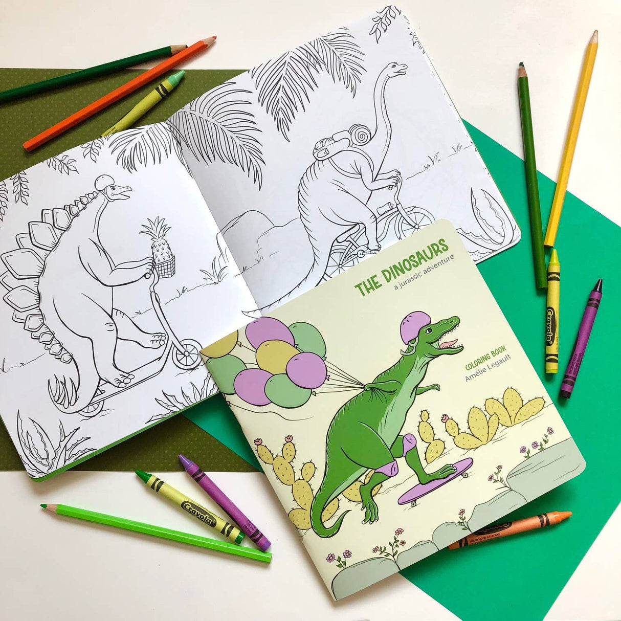 The Dinosaurs A Jurassic Adventure Coloring Book
