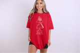 Red Geometric Canada Unisex T-shirt