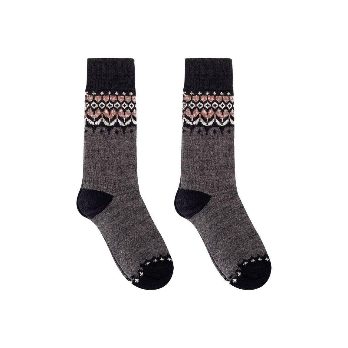 Nordic Socks - Merino Wool in PERFORM™ (Jorunn - Charcoal)