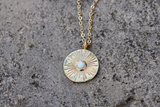 Opal Sunburst Necklace