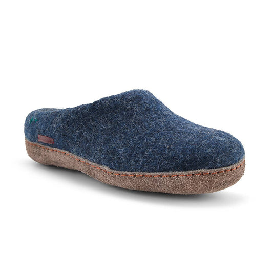 Classic Wool Slipper - Navy