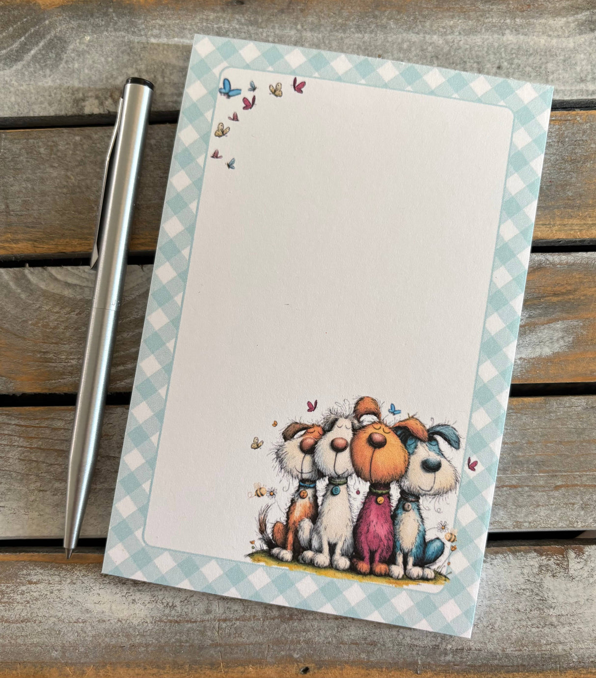 Quirky Dogs Notebook - 4x6” - 50 sheets 