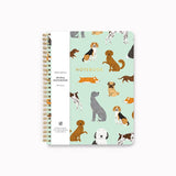 Spiral Notebook - Summer Floral / Dogs