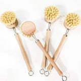 Bamboo Sisal Dish Brush - Zero Waste Kitchen Brush: Sisal Dish Brush