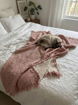 4 Layer Muslin Cotton Throw Blanket: Cinnamon