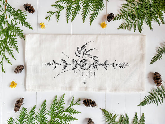 Moon Phases Tea Towel