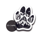 Dog Paw Sticker