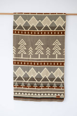 Tree Line Throw Blanket - Stonewood