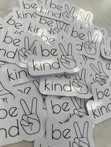 Be Kind Crewneck Sweatshirt: Black