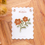 Red Flower | Premium Matte Waterproof Vinyl Sticker