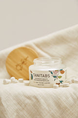 Toothpaste Tablets Fresh Mint - Reusable jar - 124 tablets: Reusable bamboo jar + 124 TANITABS