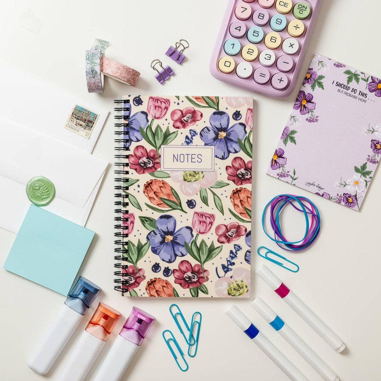 Floral Pattern Notebook