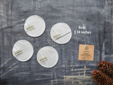 Reusable Cotton Rounds - 100% Cotton: 8 Cotton + Mesh Bag