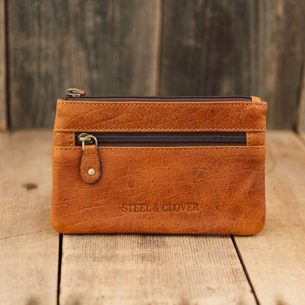 Tangent Leather Coin Pouch: Mini