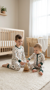 Woodland Bamboo Baby Sleeper