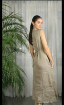 Midi Length Dress that ties around the waist