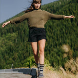 Wool Birch Crew Socks