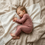Blush Breeze - Bamboo Baby Romper – Soft Stretch Sleepwear