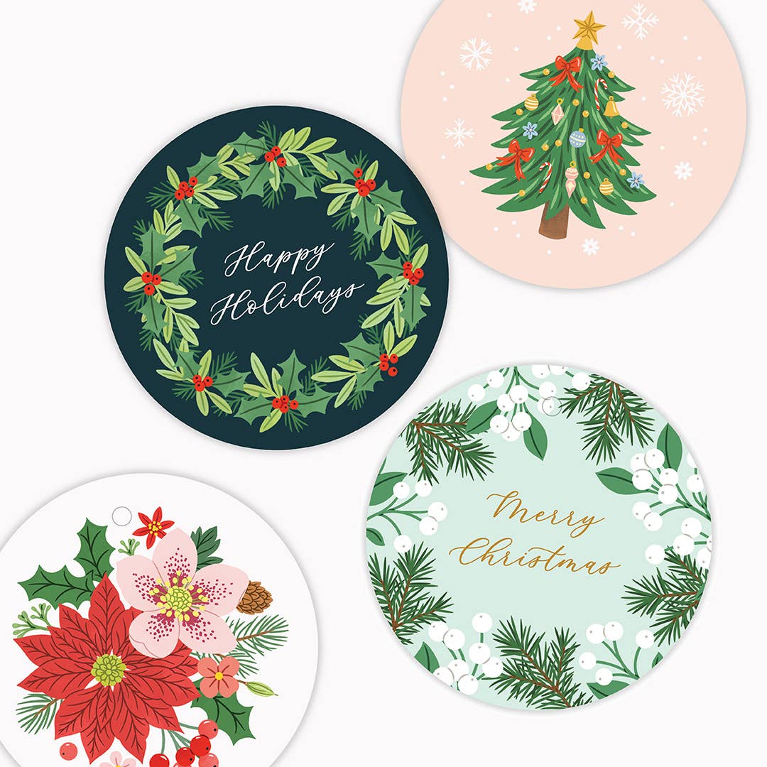 Holiday Bouquet Gift Tags | Set of 8
