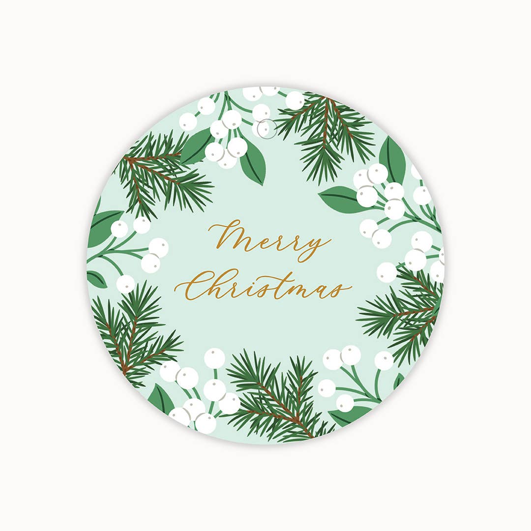 Snowberries Gift Tags | Set of 8 