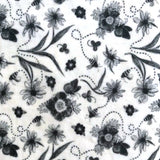 Beeswax Wrap for Food "A Single Medium Wrap": Vintage Veggies