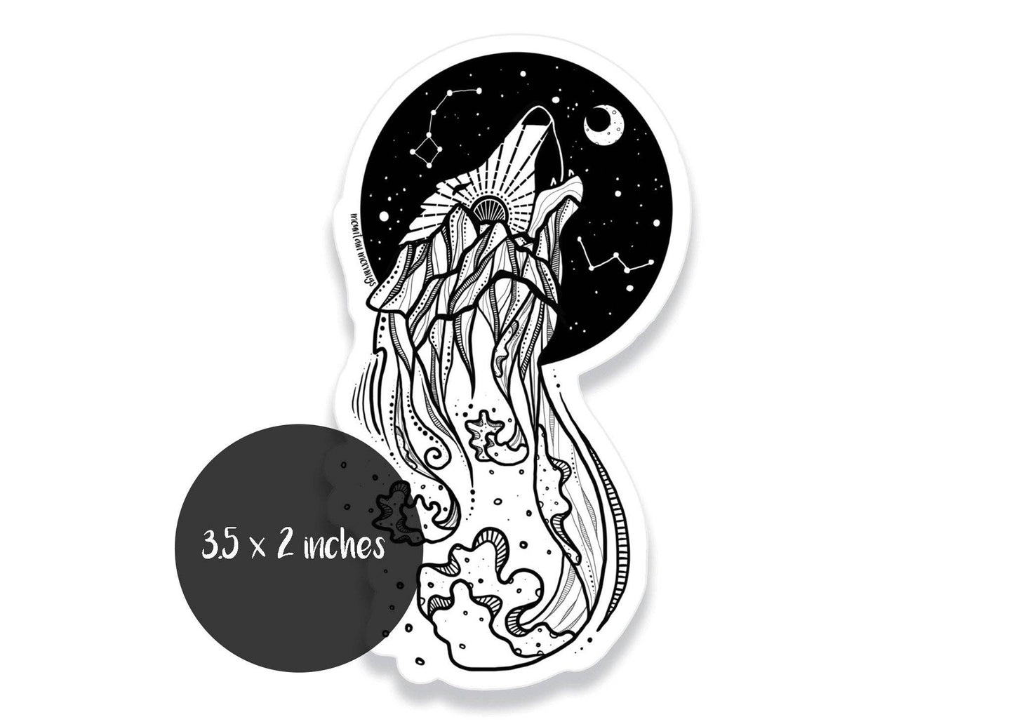 Sea Wolf Sticker