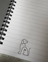 Puppy Dog - 160 pages Magnetic Closure Notebook 