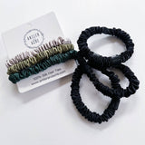 100% Silk Hair Tie Trio