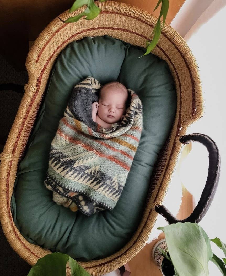 Mountain Baby Blanket - Mountain Lion
