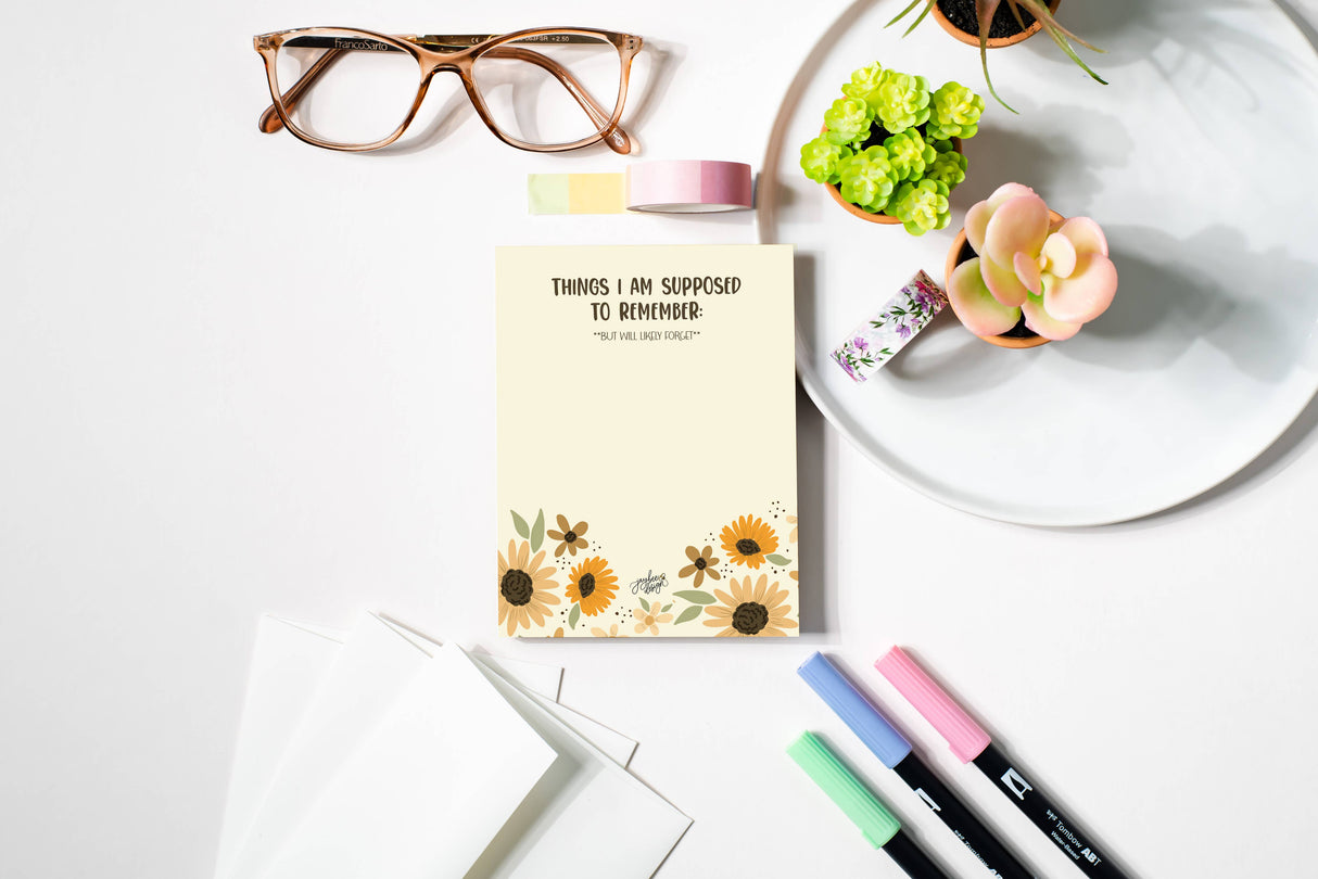 Things I Am Supposed To Remember - 25 pgs