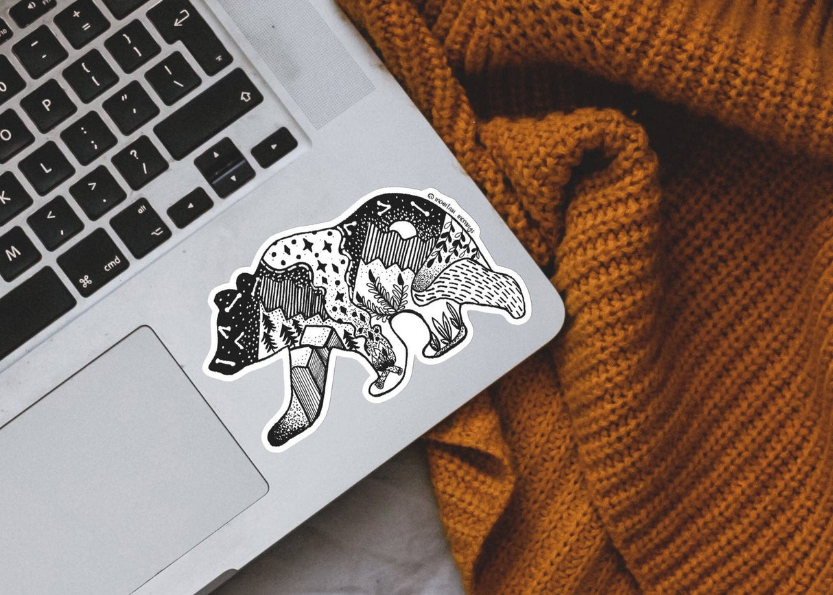 Roaming Bear Sticker